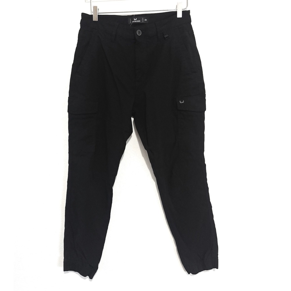 Nick Danger Men's Supreme Flex Black Cargo Jogger Pants